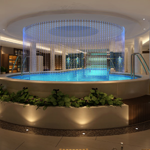 Avalon Century Paragon cruise ship - Another great view of the indoor pool