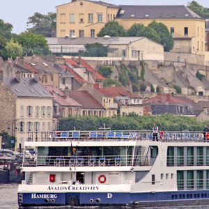 Avalon Creativity River Cruise Ship on tour