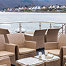Avalon Waterways Tranquility II river cruise ship - sit under the awnings, or sun yourself on the skydeck